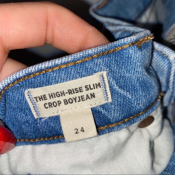 Madewell The High Rise Slim Crop Boyjean - Picture 7 of 11
